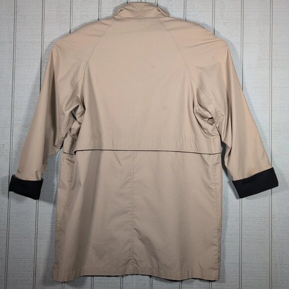 Amanda Smith Trench Coat Womens Size 10 All Weather Khaki Daily Dress Outdoors. - Picture 2 of 8